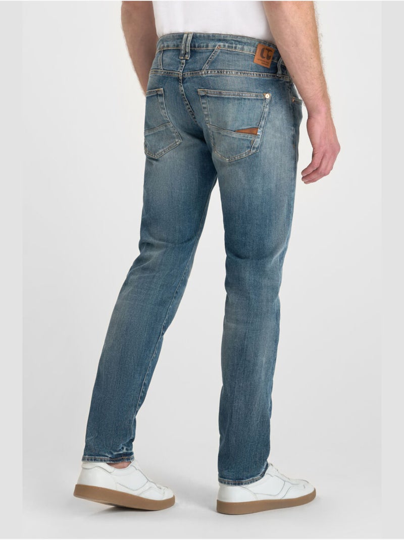 Jeans slim stretch 700/11, lunghezza 34 Blu - Kiabi