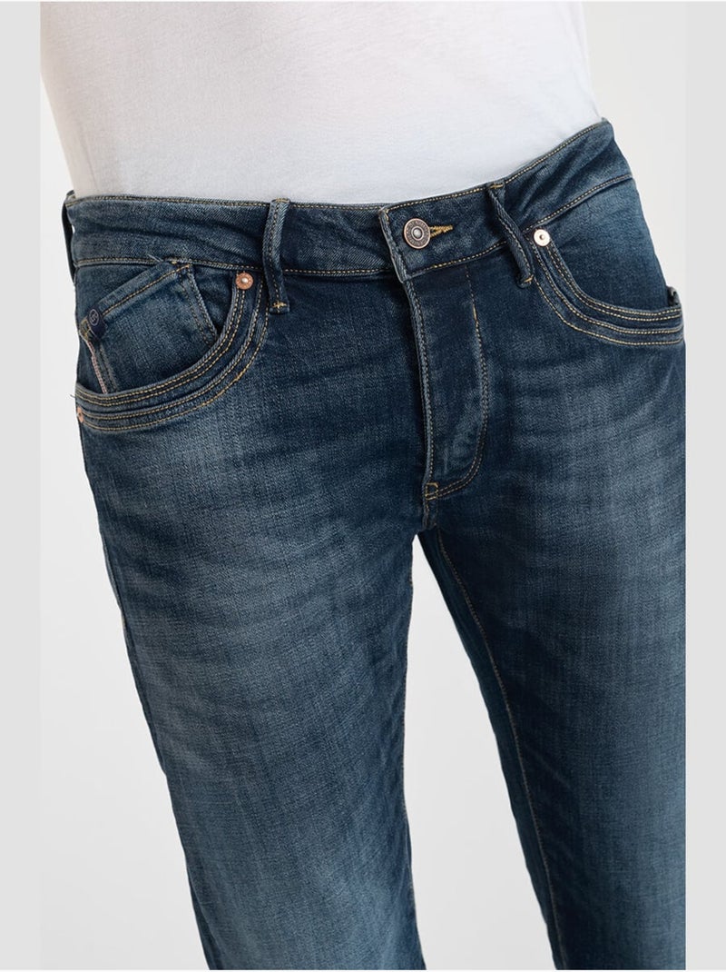 Jeans slim stretch 700/11, lunghezza 34 Blu - Kiabi