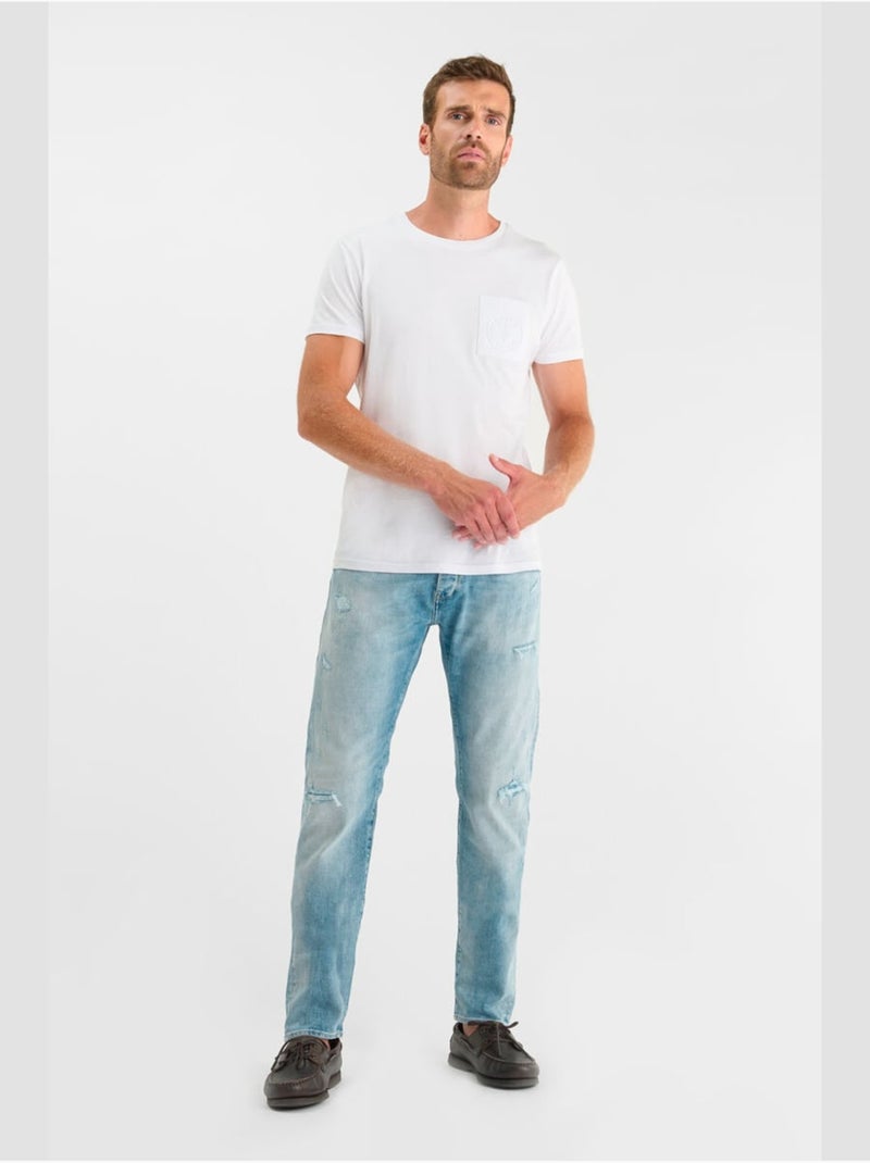 Jeans slim stretch 700/11, lunghezza 34 Blu - Kiabi