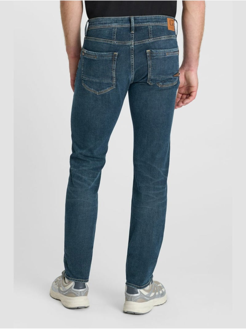 Jeans slim stretch 700/11, lunghezza 34 Blu - Kiabi