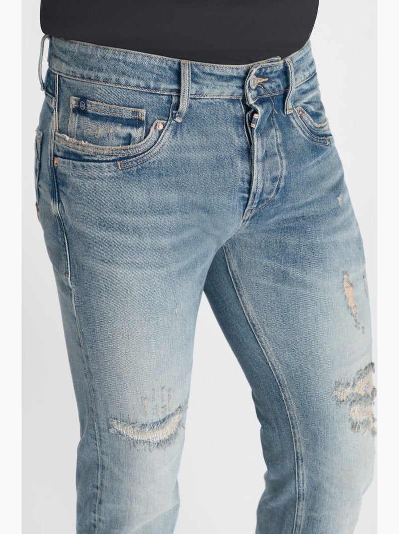 Jeans slim stretch 700/11, lunghezza 34 Blu - Kiabi