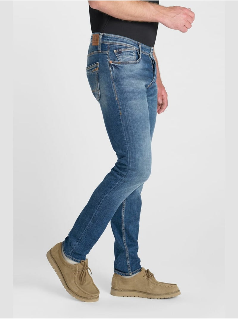 Jeans slim stretch 700/11, lunghezza 34 Blu - Kiabi