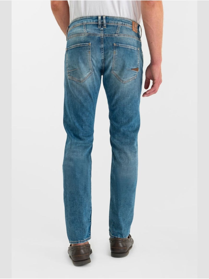 Jeans slim stretch 700/11, lunghezza 34 Blu - Kiabi