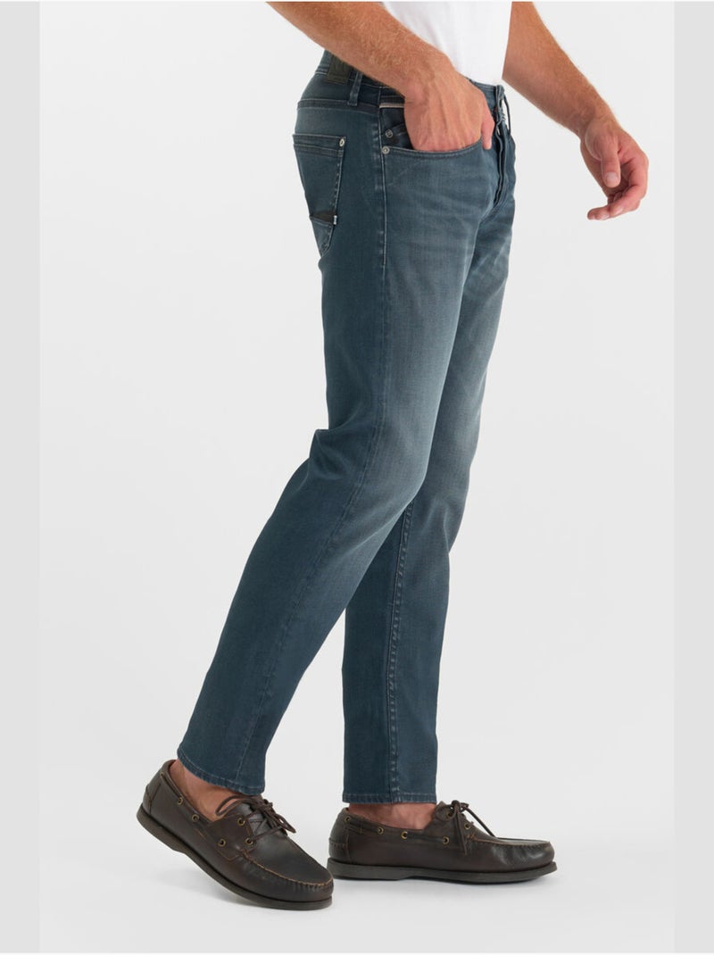 Jeans slim stretch 700/11, lunghezza 34 Blu - Kiabi