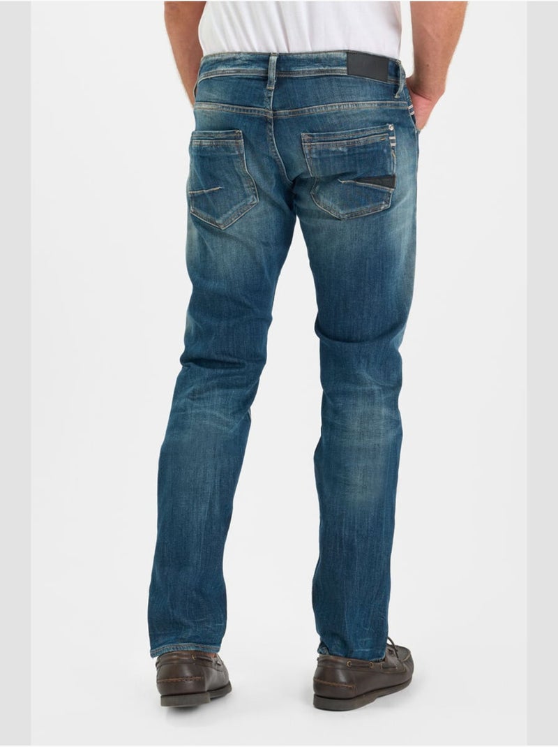Jeans slim stretch 700/11, lunghezza 34 Blu - Kiabi