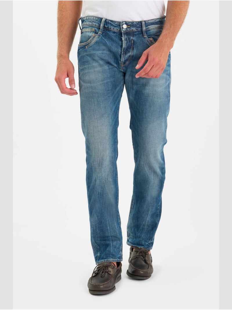Jeans slim stretch 700/11, lunghezza 34 Blu - Kiabi