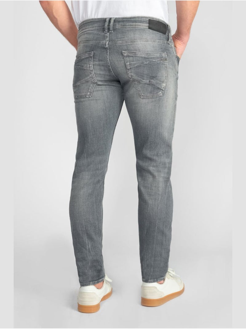 Jeans slim stretch 700/11, lunghezza 34 Grigio - Kiabi