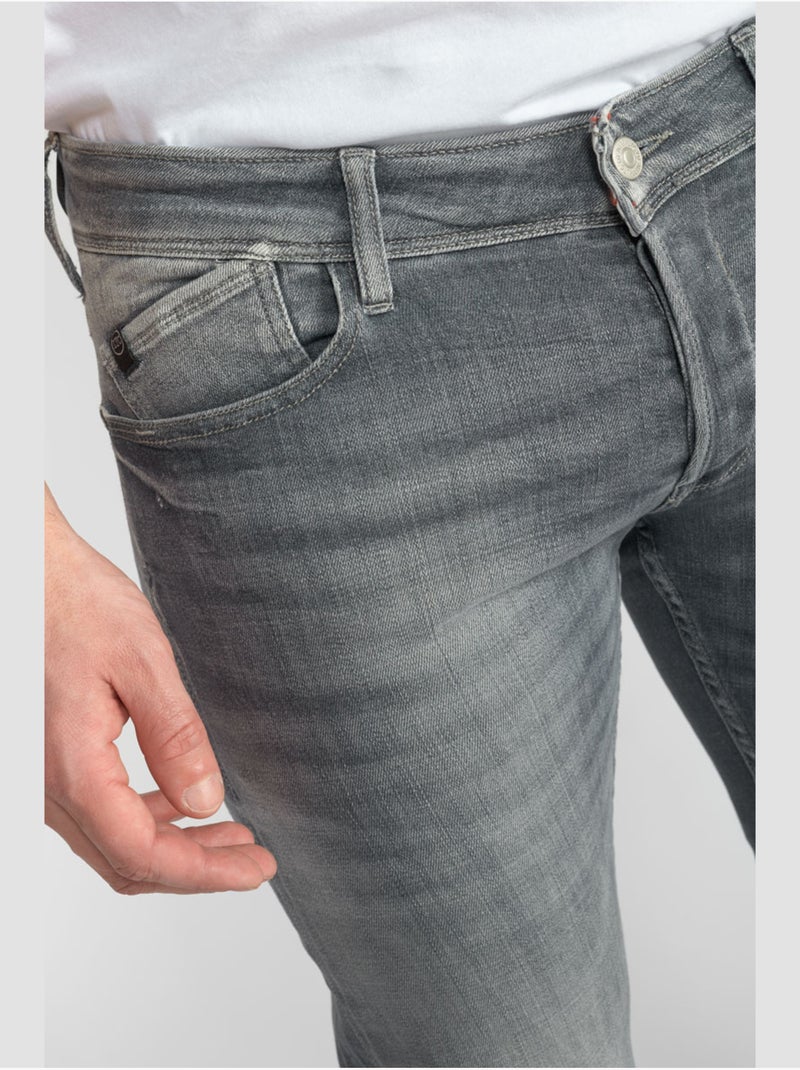 Jeans slim stretch 700/11, lunghezza 34 Grigio - Kiabi