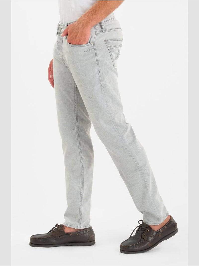 Jeans slim stretch 700/11, lunghezza 34 Grigio - Kiabi