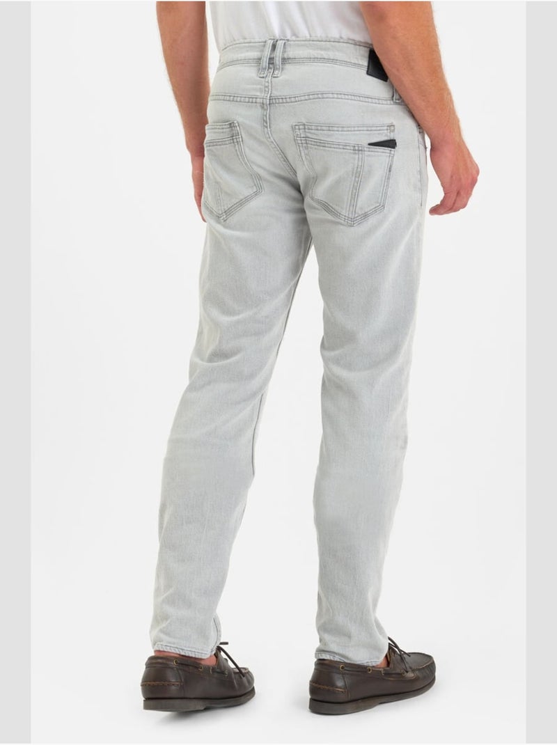 Jeans slim stretch 700/11, lunghezza 34 Grigio - Kiabi