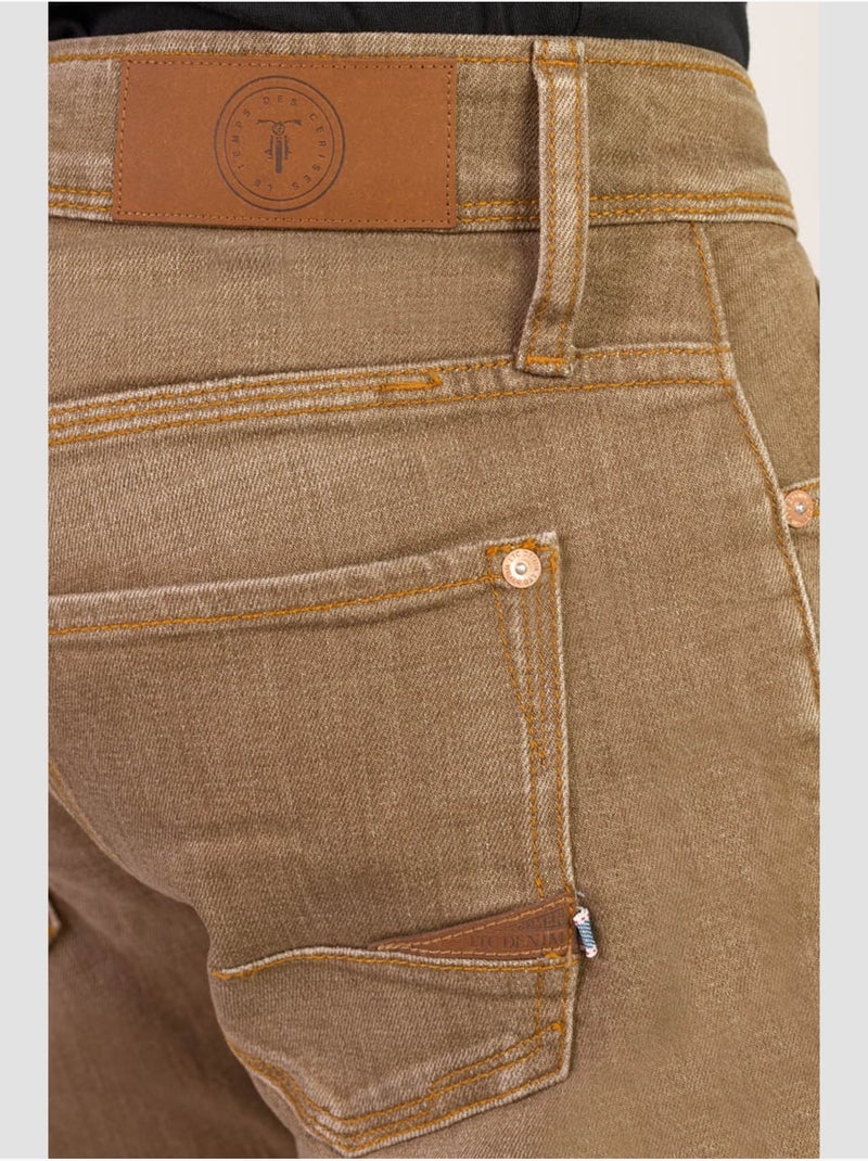 Jeans slim stretch 700/11, lunghezza 34 Marrone - Kiabi