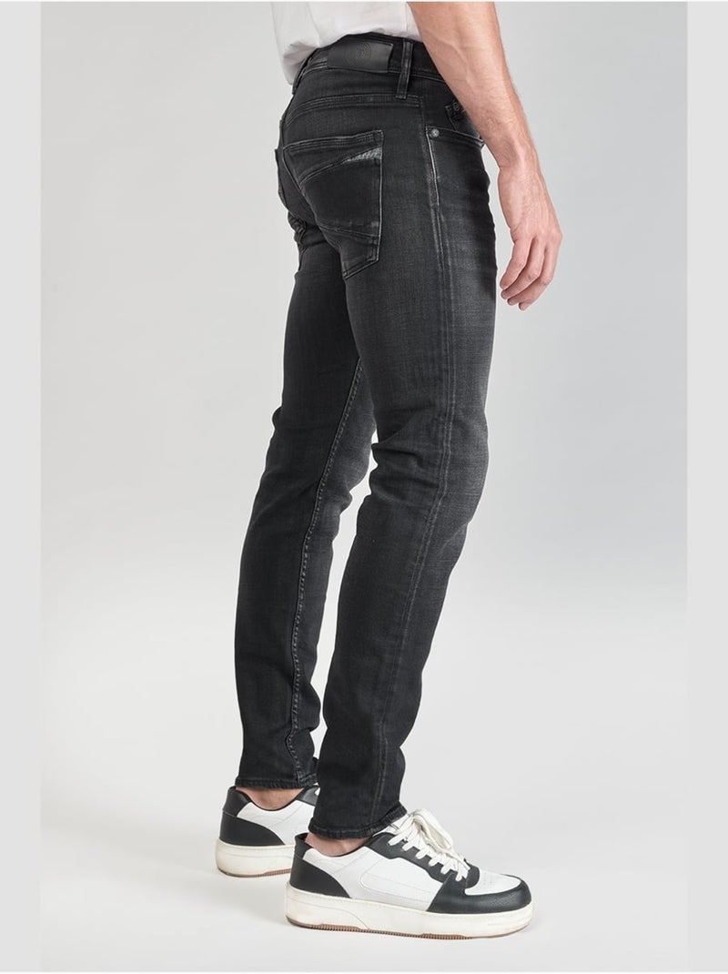 Jeans slim stretch 700/11, lunghezza 34 Nero - Kiabi