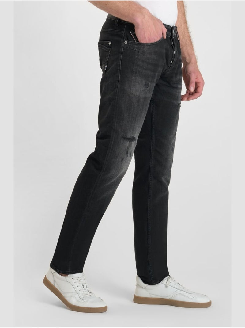 Jeans slim stretch 700/11, lunghezza 34 Nero - Kiabi