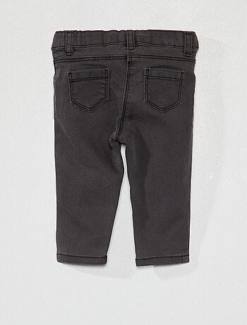 Jeans slim stretch con vita regolabile