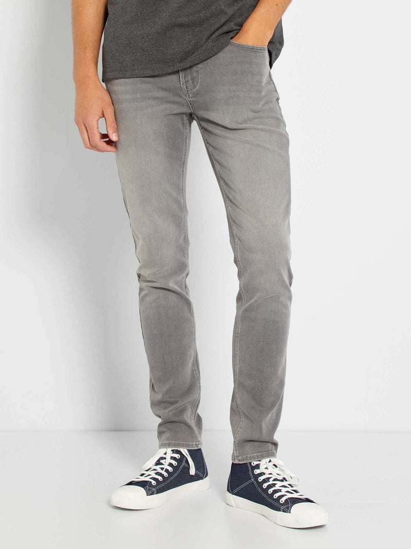 Jeans slim stretch grigio - Kiabi