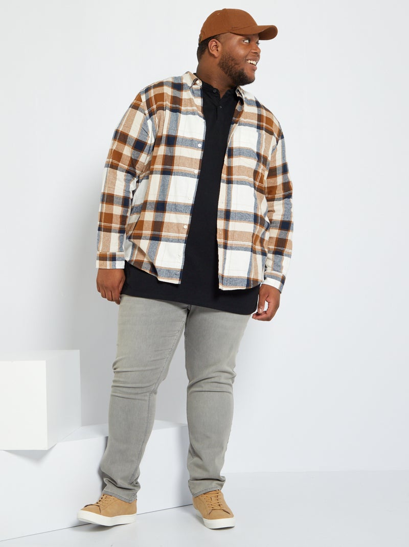 Jeans slim stretch GRIGIO - Kiabi