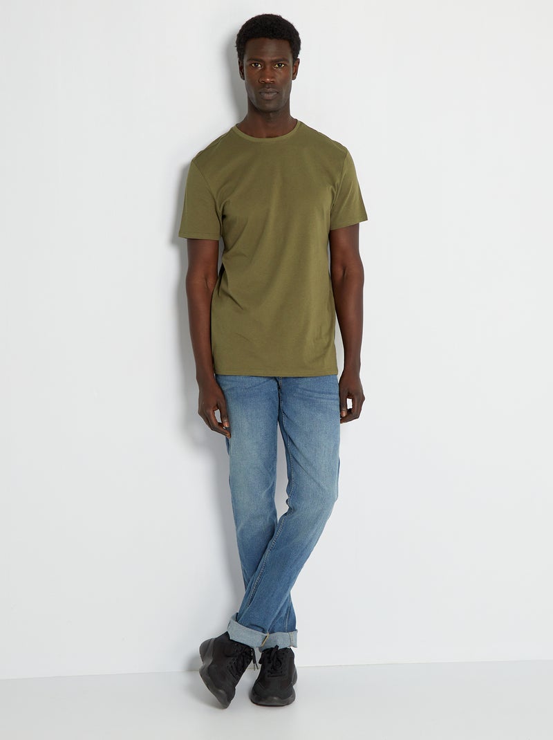 Jeans slim stretch L34 stone used - Kiabi
