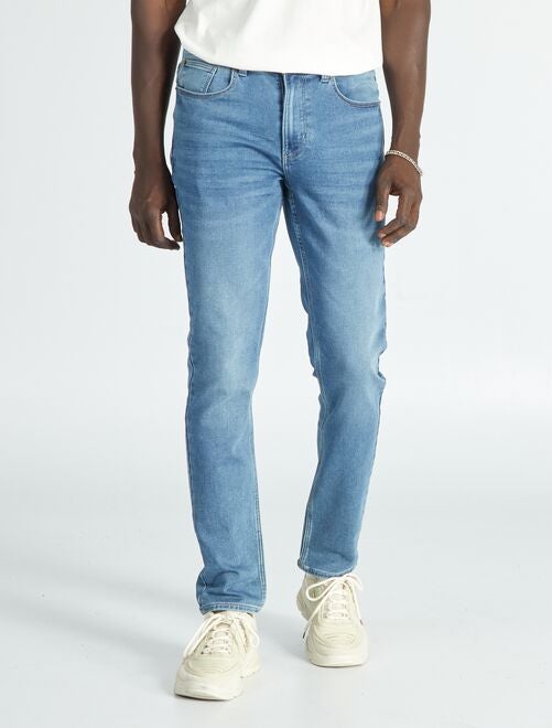 Jeans slim stretch - stone - Kiabi - 25.00€