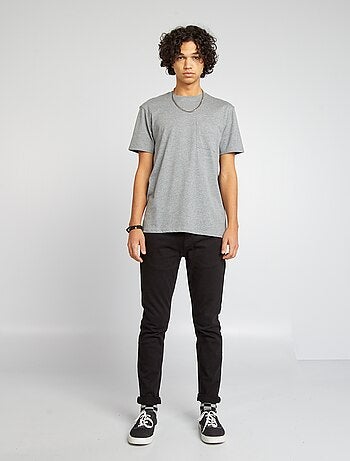 Jeans slim tinta unita