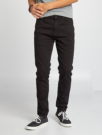 Jeans slim tinta unita