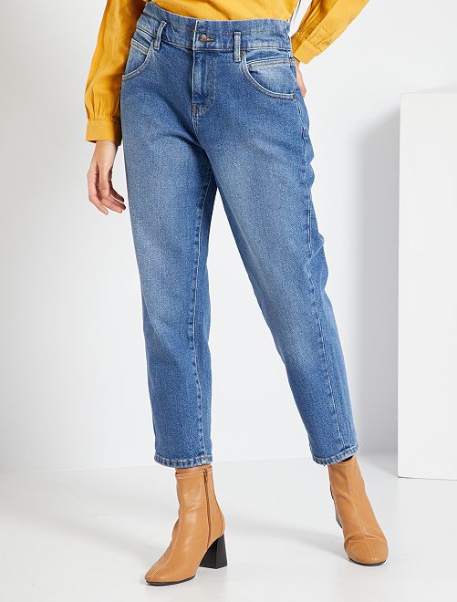 Jeans slouchy 5 tasche - BLU - Kiabi - 20.00€
