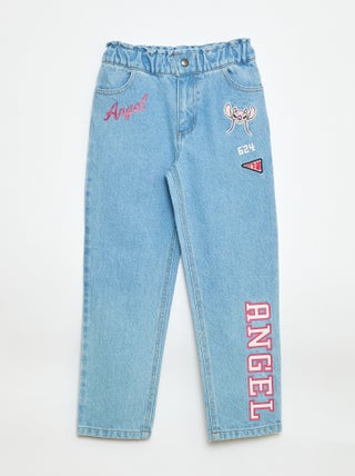 Jeans stampati 'Stitch'