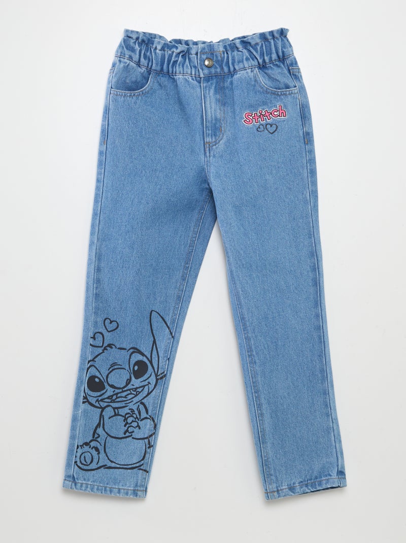 Jeans stampato 'Stitch' BLU - Kiabi