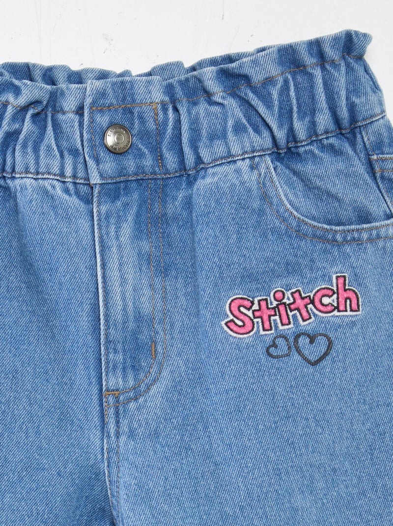 Jeans stampato 'Stitch' BLU - Kiabi