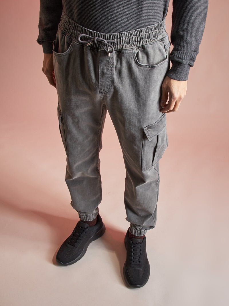 Jeans stile jogger - 32L GRIGIO - Kiabi