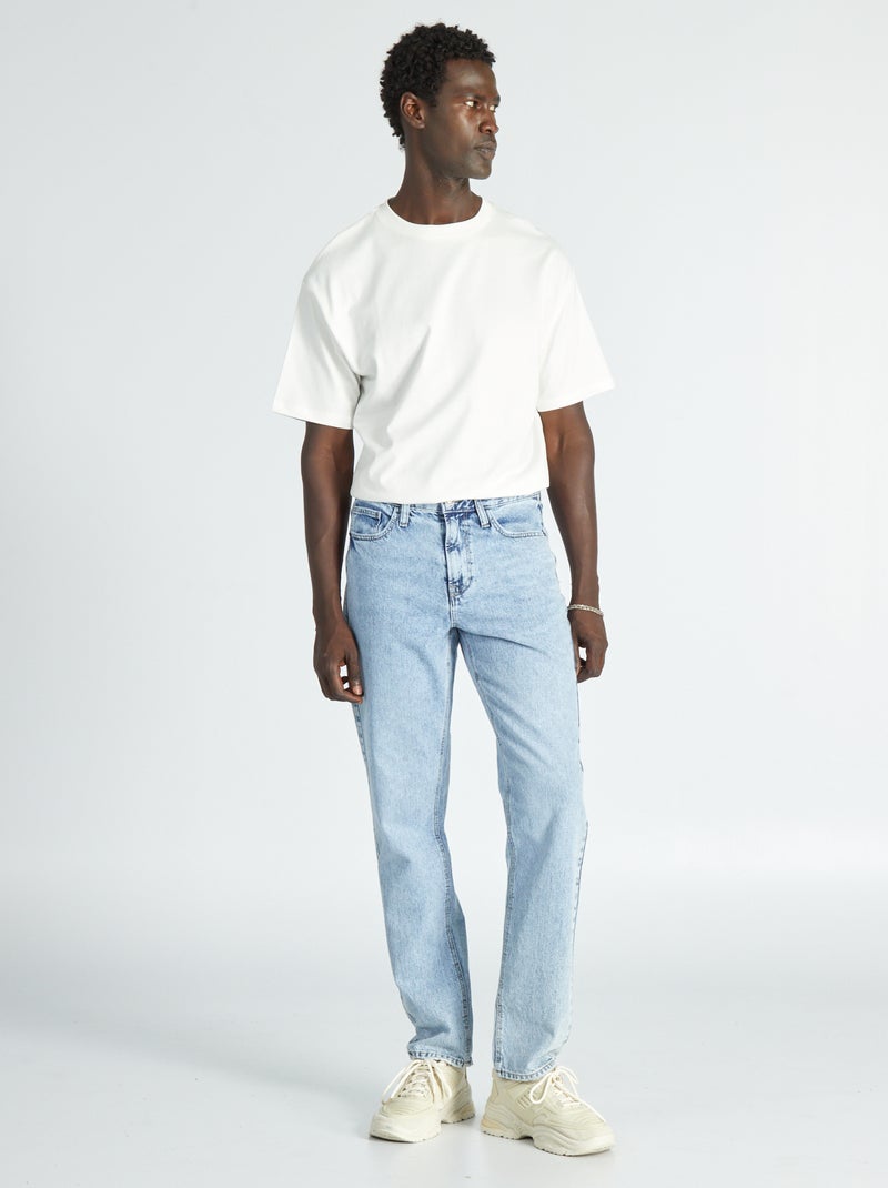 Jeans straight -- L32 blu - Kiabi