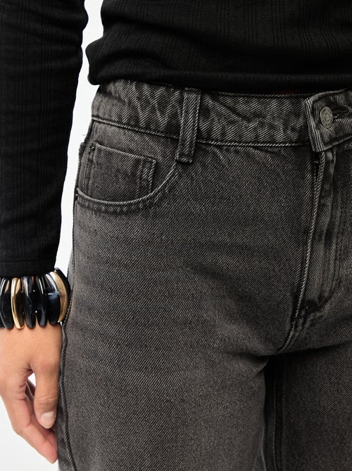 Jeans straight / a taglio dritto a vita alta - L32 - Kiabi Jeans straight / a taglio dritto a vita alta - L32 - Kiabi