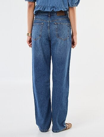 Jeans dritti a vita alta