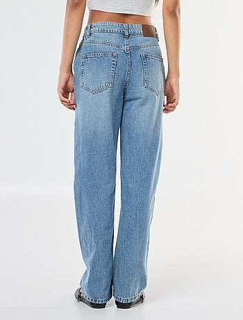 Jeans dritti a vita alta