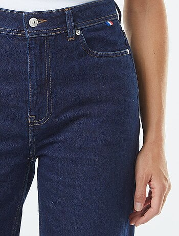 Jeans straight a vita alta