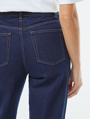Jeans straight a vita alta
