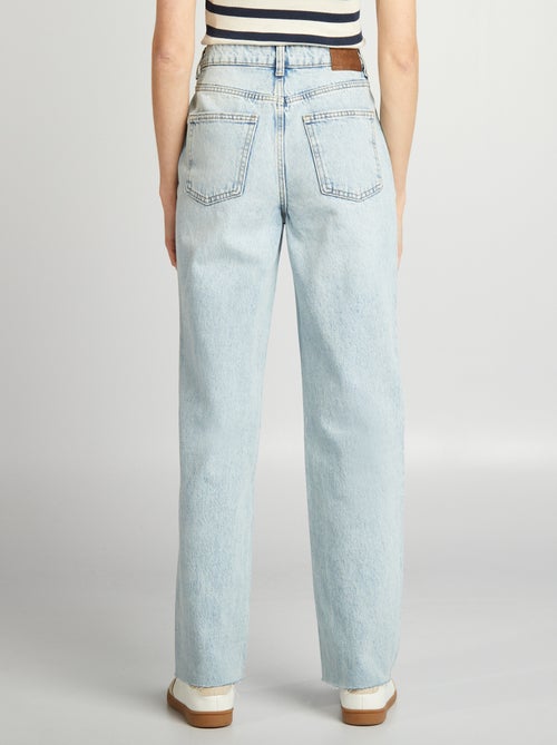 Jeans straight fit délavé - Kiabi