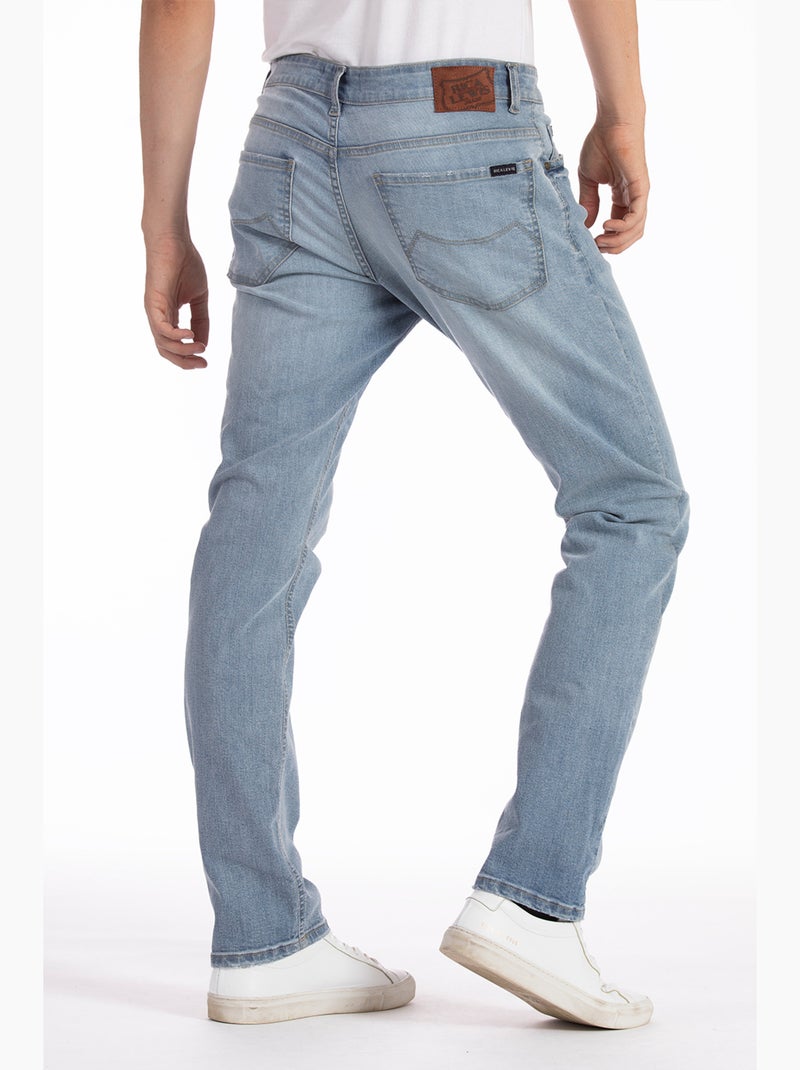 Jeans straight fit RL80 stretch Fibreflex® LUCIO Blu - Kiabi