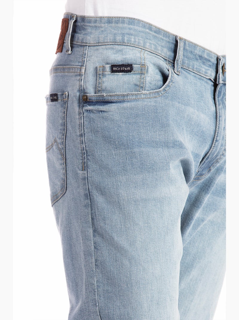 Jeans straight fit RL80 stretch Fibreflex® LUCIO Blu - Kiabi