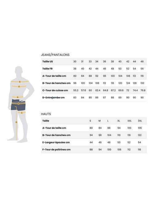 Jeans straight fit RL80 stretch Fibreflex® RA171AL - Kiabi