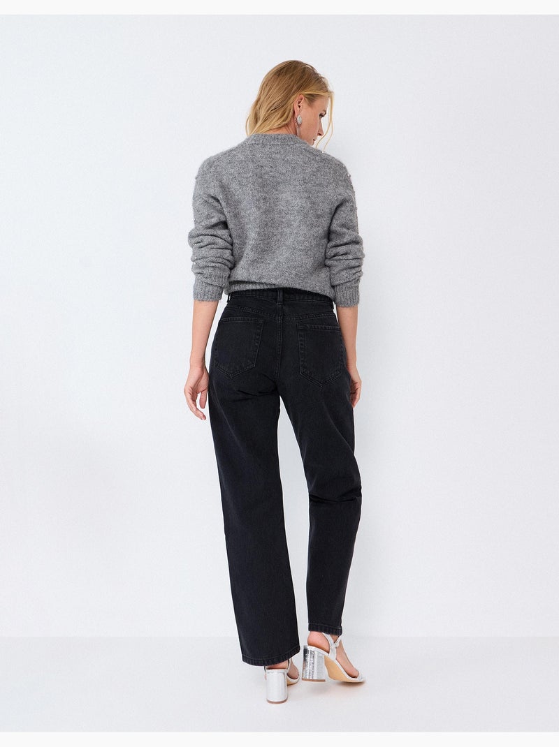 Jeans straight, mo fashion Nero - Kiabi