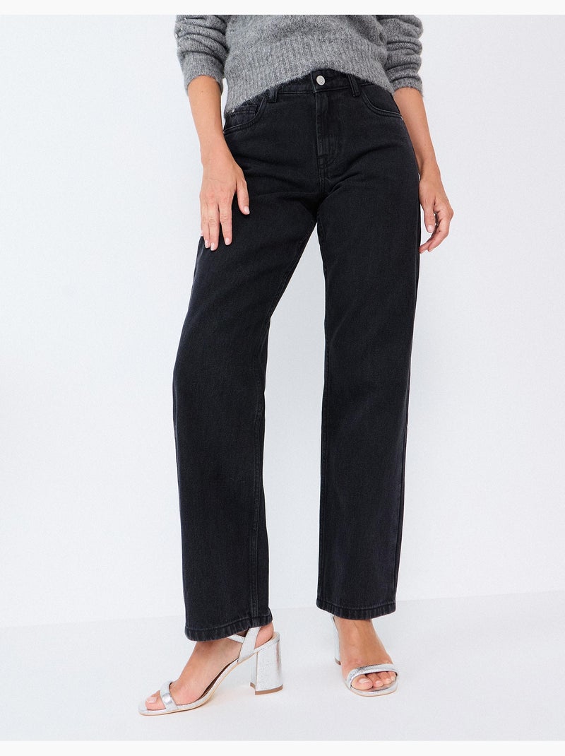 Jeans straight, mo fashion Nero - Kiabi