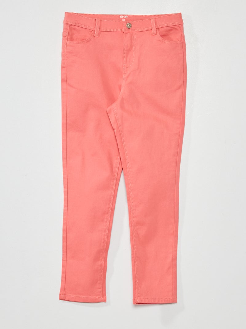 Jeans stretch - Taglio più confortevole rosa - Kiabi