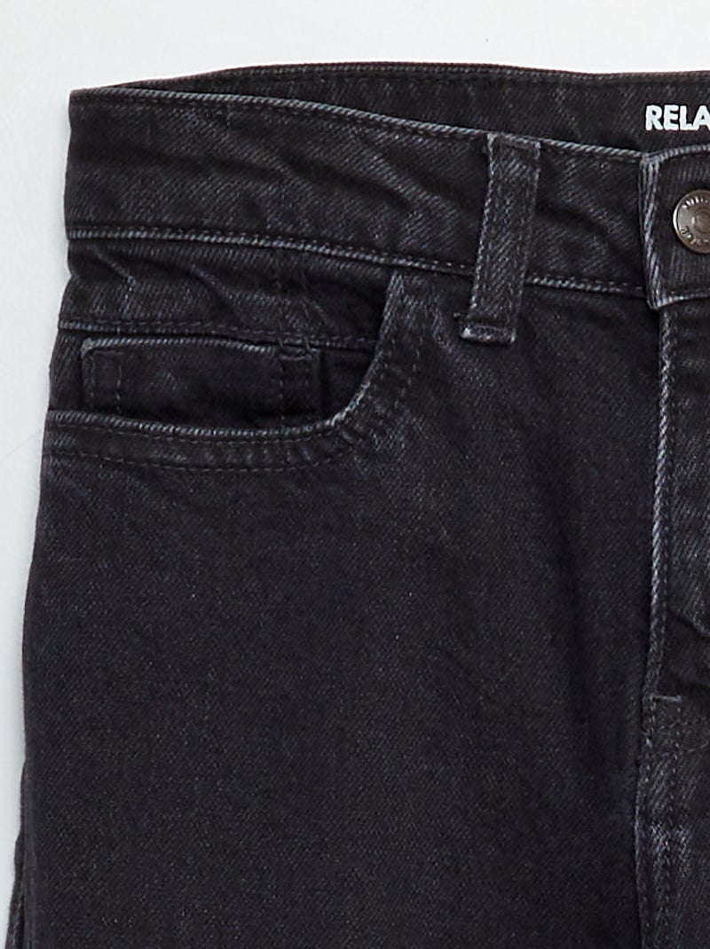 Jeans stretch regolabili in vita GRIGIO - Kiabi