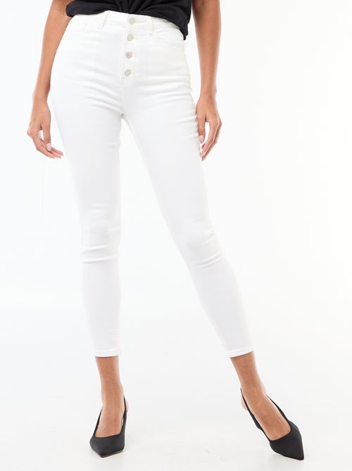 Jeans super skinny a vita altissima - L28 - Kiabi