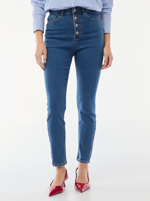 Jeans super skinny a vita altissima - L28 - Kiabi