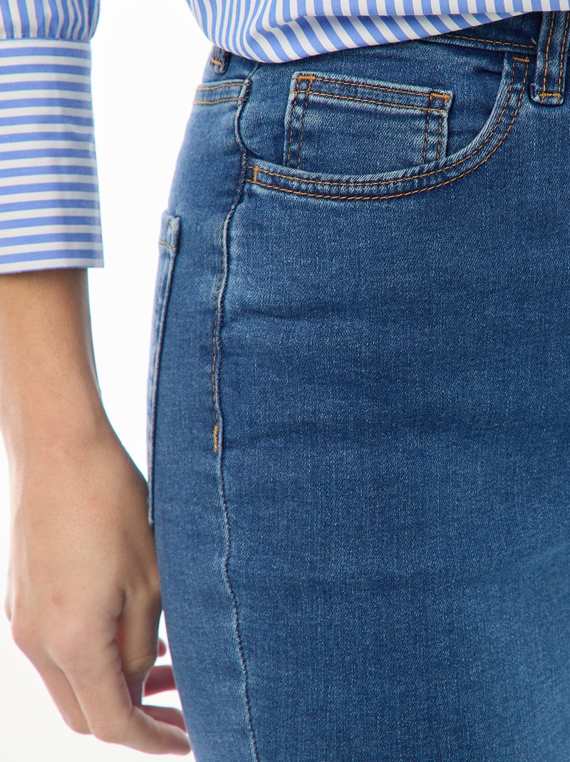 Jeans super skinny a vita altissima - L28 Blu - Kiabi