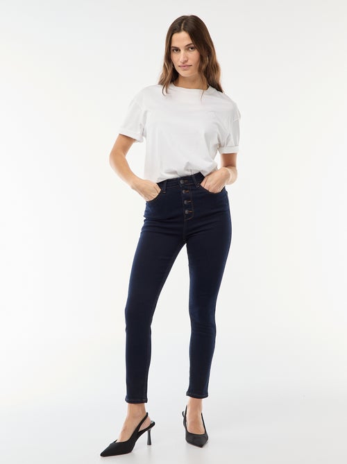 Jeans super skinny a vita altissima - L28 - Kiabi