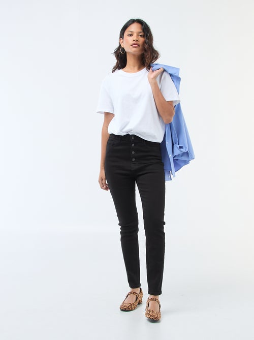 Jeans super skinny a vita altissima - L28 - Kiabi