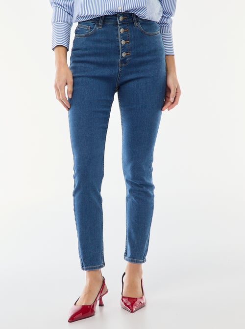 Jeans super skinny a vita altissima - L32 - Kiabi