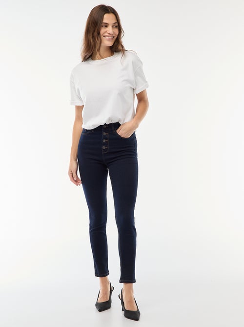 Jeans super skinny a vita altissima - L32 - Kiabi